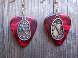 CLEARANCE Melting Clock Charm Guitar Pick Earrings - Pick Your Color