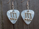 CLEARANCE Music Triple Note Charm Guitar Pick Earrings - Pick Your Color