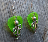 CLEARANCE Octopus Charm Guitar Pick Earrings - Pick Your Color