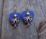 CLEARANCE Octopus Charm Guitar Pick Earrings - Pick Your Color