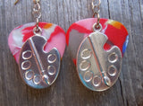 CLEARANCE Artist's Palette Charm Earrings - Pick Your Color