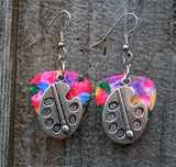 CLEARANCE Artist's Palette Charm Earrings - Pick Your Color