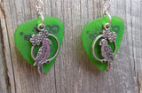 CLEARANCE Parrot Charm Guitar Pick Earrings - Pick Your Color