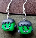 Frankenstein's Monster Polymer Clay Earrings