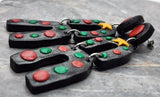 Christmas Decorated Arches Polymer Clay Long Dangle Earrings