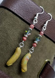 Zombie Fingers Polymer Clay Earrings with Swarovski Crystals