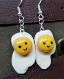 Fried Eggs Polymer Clay Dangle Earrings