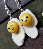 Fried Eggs Polymer Clay Dangle Earrings