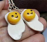 Fried Eggs Polymer Clay Dangle Earrings