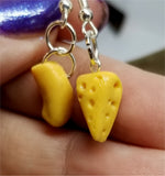 Macaroni and Cheese Polymer Clay Dangle Earrings