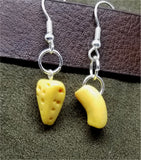 Macaroni and Cheese Polymer Clay Dangle Earrings