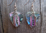 CLEARANCE Razor Blade Charm Guitar Pick Earrings - Pick Your Color