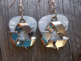 CLEARANCE Reduce, Reuse, Recycle Charm Guitar Pick Earrings - Pick Your Color