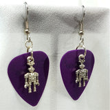 CLEARANCE Robot Charm Guitar Pick Earrings - Pick Your Color