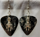 CLEARANCE Robot Charm Guitar Pick Earrings - Pick Your Color