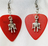 CLEARANCE Robot Charm Guitar Pick Earrings - Pick Your Color