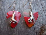 CLEARANCE Roller Skate Charm Guitar Pick Earrings - Pick Your Color