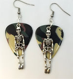 CLEARANCE Skeleton Guitar Pick Earrings - Pick Your Color