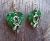 CLEARANCE Snake Charm Guitar Pick Earrings - Pick Your Color