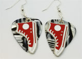 CLEARANCE Red Converse Sneaker Charms Guitar Pick Earrings - Pick Your Color