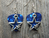 CLEARANCE Double Star Charm Guitar Pick Earrings - Pick Your Color