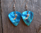 CLEARANCE Shooting Star Charm Guitar Pick Earrings - Pick Your Color