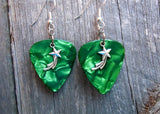 CLEARANCE Shooting Star Charm Guitar Pick Earrings - Pick Your Color