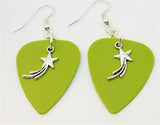 CLEARANCE Shooting Star Charm Guitar Pick Earrings - Pick Your Color