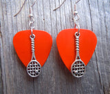 CLEARANCE Tennis Racket Charm Guitar Pick Earrings - Pick Your Color