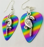 CLEARANCE Toucan Charm Guitar Pick Earrings - Pick Your Color