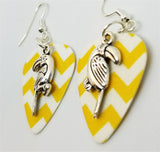 CLEARANCE Toucan Charm Guitar Pick Earrings - Pick Your Color