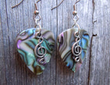 CLEARANCE Small Clef Charm Guitar Pick Earrings - Pick Your Color