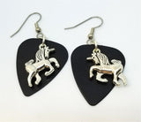 CLEARANCE Unicorn Charm Guitar Pick Earrings - Pick Your Color