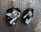 CLEARANCE Yin Yang Charm Guitar Pick Earrings - Pick Your Color